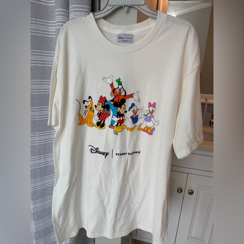 Disney Cream Tee with Mickey and Friends